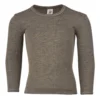 Tops Engel Long Sleeved Top In Wool/Silk - Walnut