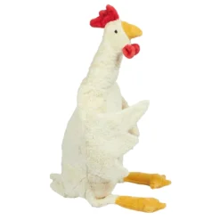 Senger Play Large Cuddly Animal Chicken - White