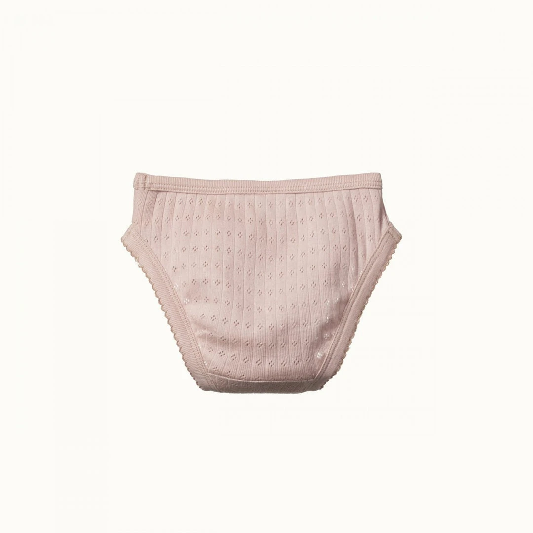 Nature Baby Pointelle Knickers - Rose Bud 4 Nature Baby Pointelle Knickers - Rose Bud