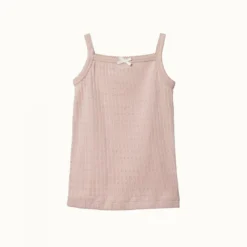 Nature Baby Pointelle Camisole - Rose Bud