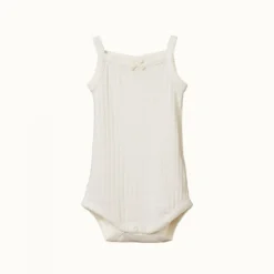 Nature Baby Camisole Bodysuit Pointelle - Natural Bodies & Jumpsuits