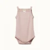 Nature Baby Camisole Bodysuit Pointelle - Rose Bud