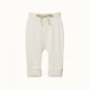 Nature Baby Pointelle Drawstring Pants - Natural 1 Nature Baby Pointelle Drawstring Pants - Natural