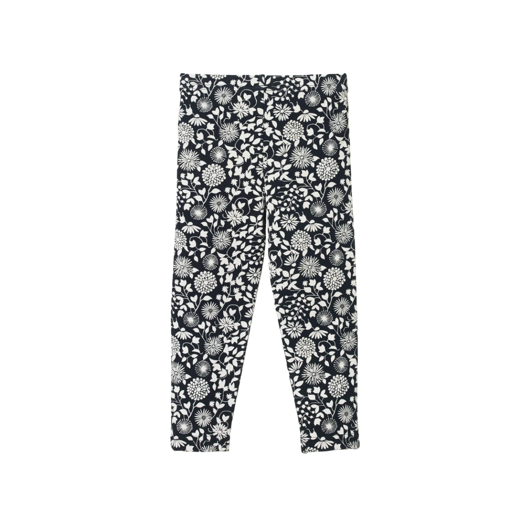 Nature Baby New Organic Cotton Leggings - Willow Navy Print 2 Nature Baby New Organic Cotton Leggings - Willow Navy Print