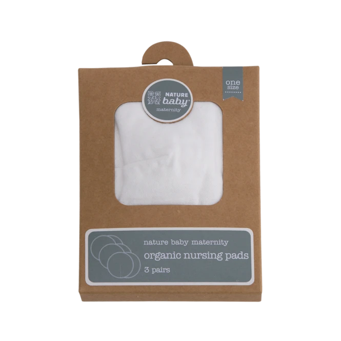 Nature Baby Organic Cotton & Bamboo Nursing Pads - 3 Pack Accessories 3 Nature Baby Organic Cotton & Bamboo Nursing Pads - 3 Pack Accessories