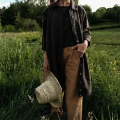 Poudre Organic Organic Cotton Chunky Corduroy Pants - Brown Sugar Sale