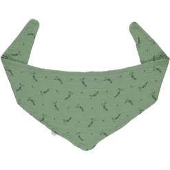 Poudre Organic Accessories Organic Muslin Menthe Scarf - Oil Green Peacock Motif 7 Poudre Organic Accessories Organic Muslin Menthe Scarf - Oil Green Peacock Motif