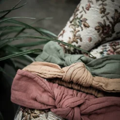 Poudre Organic Organic Cotton Headband - Oil Green