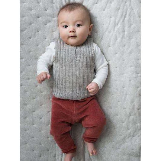 Serendipity Organics Baby Alpaca Rib Vest - Sand (6m & 9m Left) Sale 4 Serendipity Organics Baby Alpaca Rib Vest - Sand (6m & 9m Left) Sale