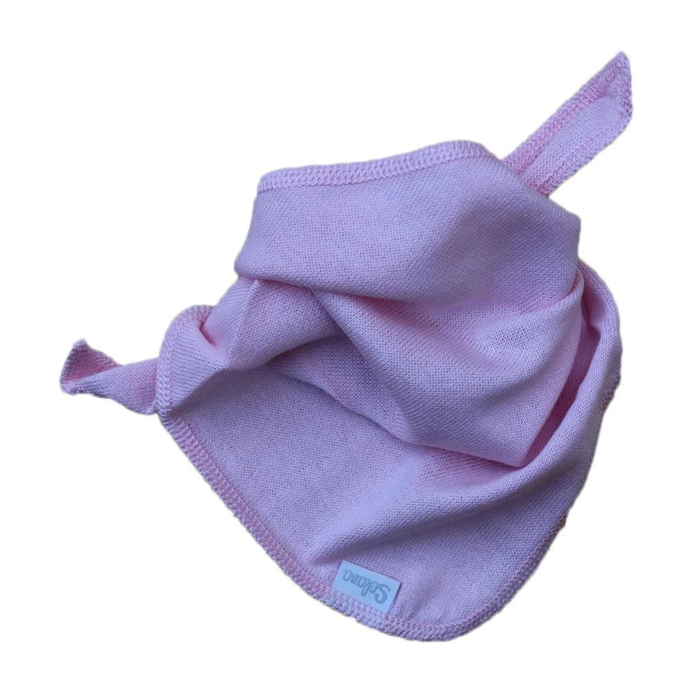 Accessories Selana Organic Cotton Baby Neck Cloth - Rose 3 Accessories Selana Organic Cotton Baby Neck Cloth - Rose