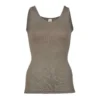 Engel Womens Merino Wool & Silk Singlet - Walnut